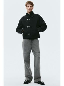 H&M - Men Grey Loose Fit Worker Jeans