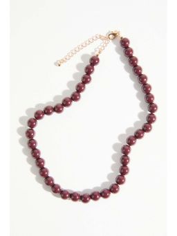 H&M - Women Brown Beaded Necklace