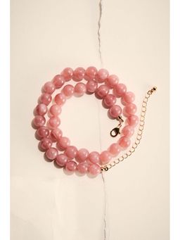 H&M - Women Pink Beaded Necklace