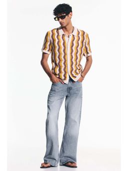 H&M - Men Yellow Regular Fit Shirt