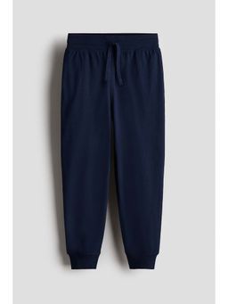 H&M - Boys Blue Cotton Jersey Joggers