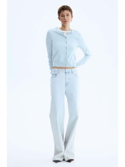H&M - Women Blue Fine-knit cardigan