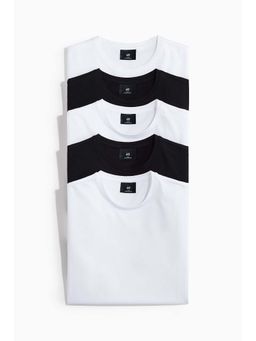 H&M - Men 5-Pack Slim Fit T-Shirts