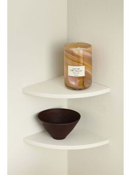 H&M - Beige Scented Candle In Glass Holder