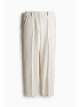 H&M - Women White Cigarette Trousers