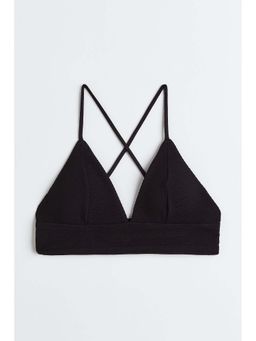 H&M - Women Black Padded Bikini Top