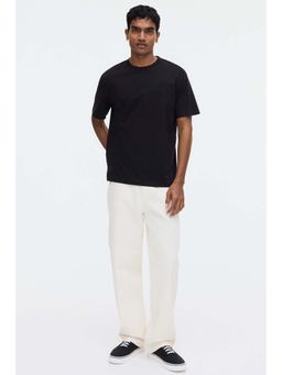 H&M - Men Black Coolmax Regular Fit T-Shirt
