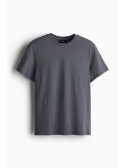 H&M - Men Grey Coolmax Regular Fit T-Shirt