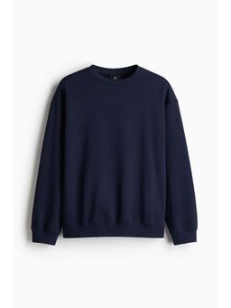H&M - Men Blue Relaxed Fit Sweatshirt