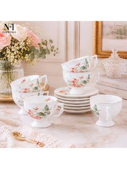NFI Essentials - Ceramic Tea Cup And Saucer Set 200Ml