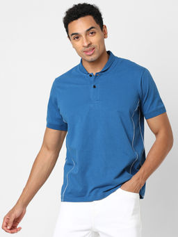 Campus Sutra - Men Solid Stylish Casual Polo T-shirts
