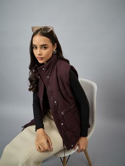 Club York - Wine Solid Jacket