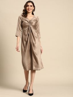 Mabish By Sonal Jain - Front Twist Midi Dress