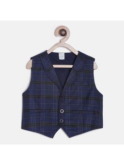 MINI KLUB - Kids Boys Blue Waistcoat