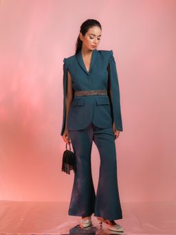DARLING GIRL - Chelsuitsea Blazer with Pant and Belt