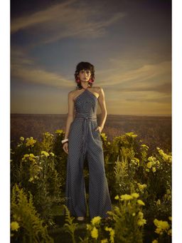Nirmooha - Blue Commanding Couture Jumpsuit