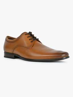 Aldo - Tan Leather Formal Derbies