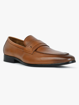 Aldo - Tan Leather Formal Loafers
