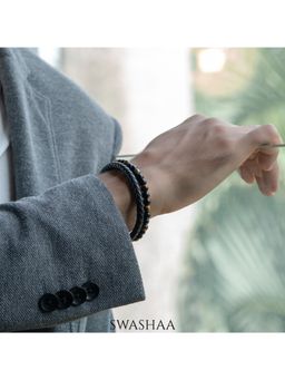 SWASHAA - Charles Men's Leather Bracelet