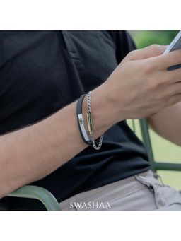 SWASHAA - David Men's Leather Bracelet