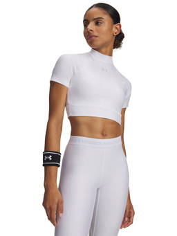 Under Armour - Women'S Heat Gear Crop High Short Sleeve Crop T-Shirt