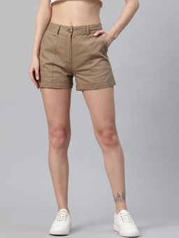 Twenty Dresses by Nykaa Fashion - Women Solid Cotton Cargo Short