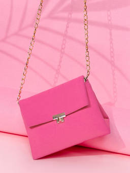 EcoRight - Hot Pink Mini Chain Sling Bag