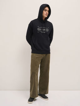 The Bear House - Mens Cotton Graphic Printed Hoodie