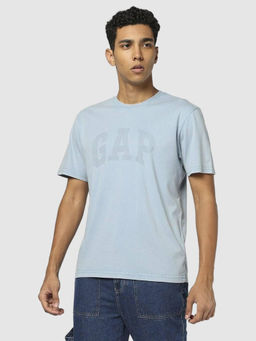 GAP - Mens Crew Neck T-Shirt Blue