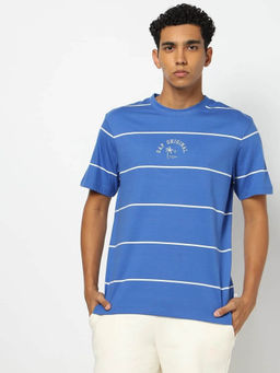 GAP - Mens Striped Crew Neck T-Shirt