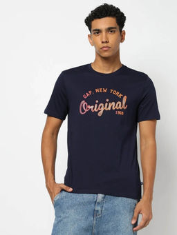 GAP - Mens Typography Crew Neck T-Shirt