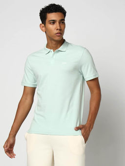 GAP - Mens Polo Neck T-Shirt Green