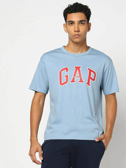 GAP - Mens Round Neck T-Shirt Blue