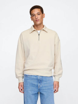 GAP - Mens Loose Fit Sweatshirt Beige