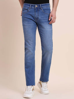 Greenfibre - Light Blue Washed Slim Fit Jeans