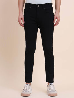 Greenfibre - Raw Black Slim Fit Washed Jeans