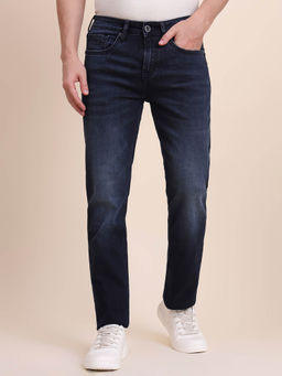 JadeBlue - Dark Indigo Blue Silk Blend Jeans