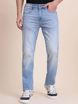 JadeBlue - Light Blue Silk Blend Jeans