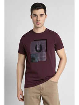 Simon Carter - Maroon Slim T-Shirt