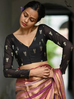 Suta - Women Floral Woven Stitched Blouse