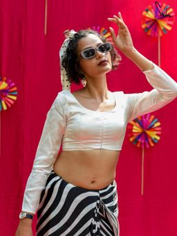 Suta - Women Solid Stitched Blouse