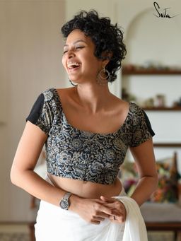Suta - Women Floral Printed Stitched Blouse