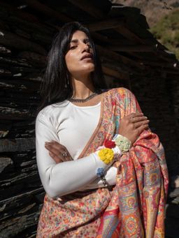 Suta - Women Floral Embroidered Stitched Blouse