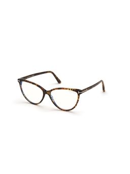 Tom Ford Eyewear - FT5743B57 Blue Block Cat Eye Frames for Women (57)