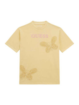 Guess - Yellow Cotton Girls T-Shirt