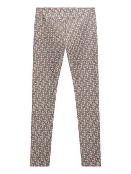 Guess - Beige Polyester All-Over Print Leggings