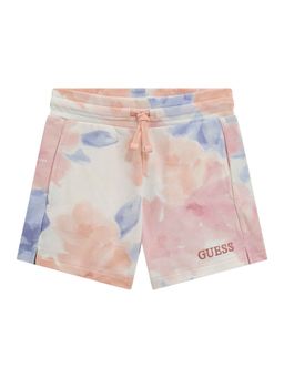 Guess - Flower Watercolor Pure Cotton All-Over Print Active Shorts