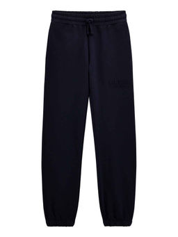 Guess - Smart Blue Pure Cotton Solid Active Pants