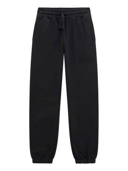 Guess - Jet Black Pure Cotton Solid Active Pants