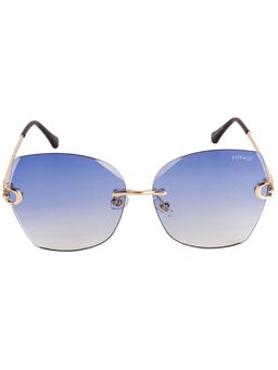 Voyage - Blue Oversized Sunglasses-S012MG2880